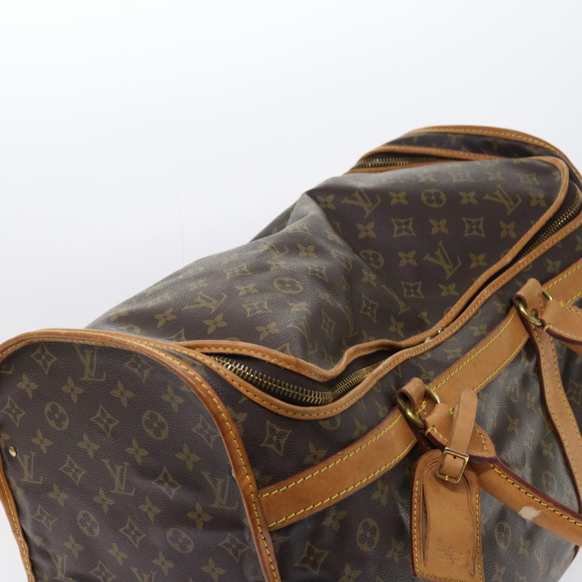 LOUIS VUITTON Monogram Sac Shan 55 Pet Carry M42020 LV Auth th4065