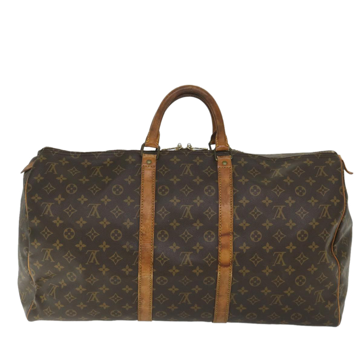 LOUIS VUITTON Monogram Keepall 50 Boston Bag M41426 LV Auth th4131