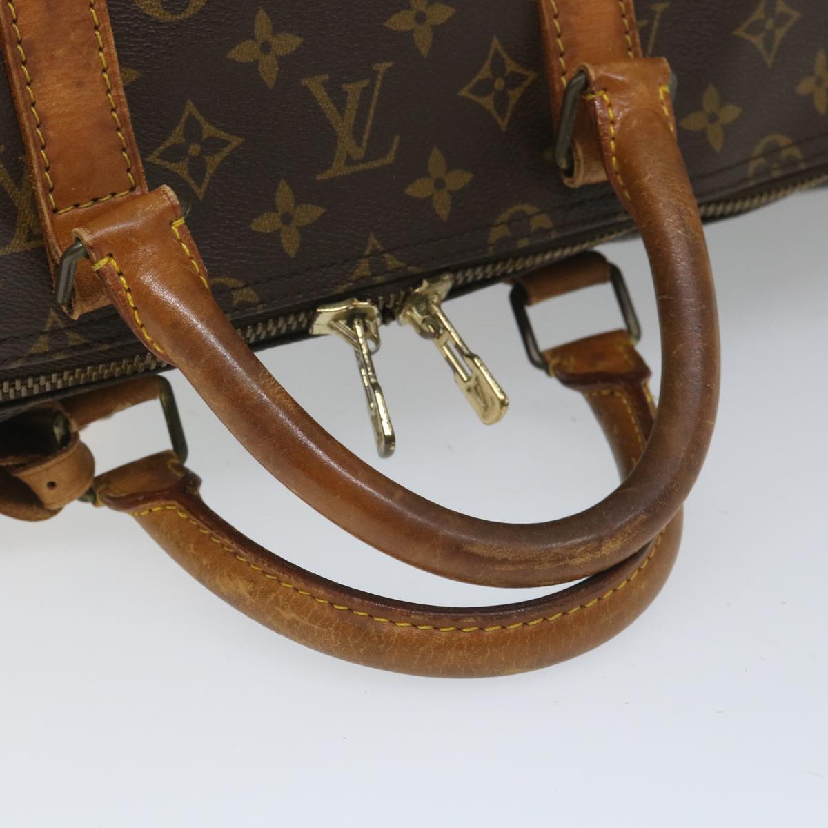 LOUIS VUITTON Monogram Keepall 50 Boston Bag M41426 LV Auth th4131