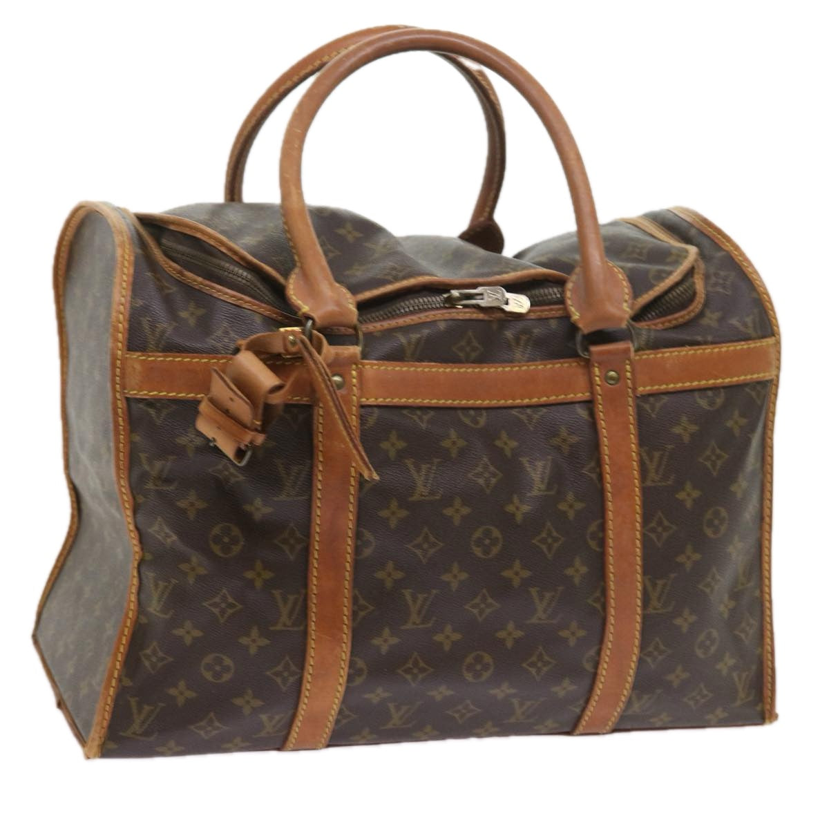 LOUIS VUITTON Monogram Sac Shan 45 Pet Carry M42024 LV Auth th4133