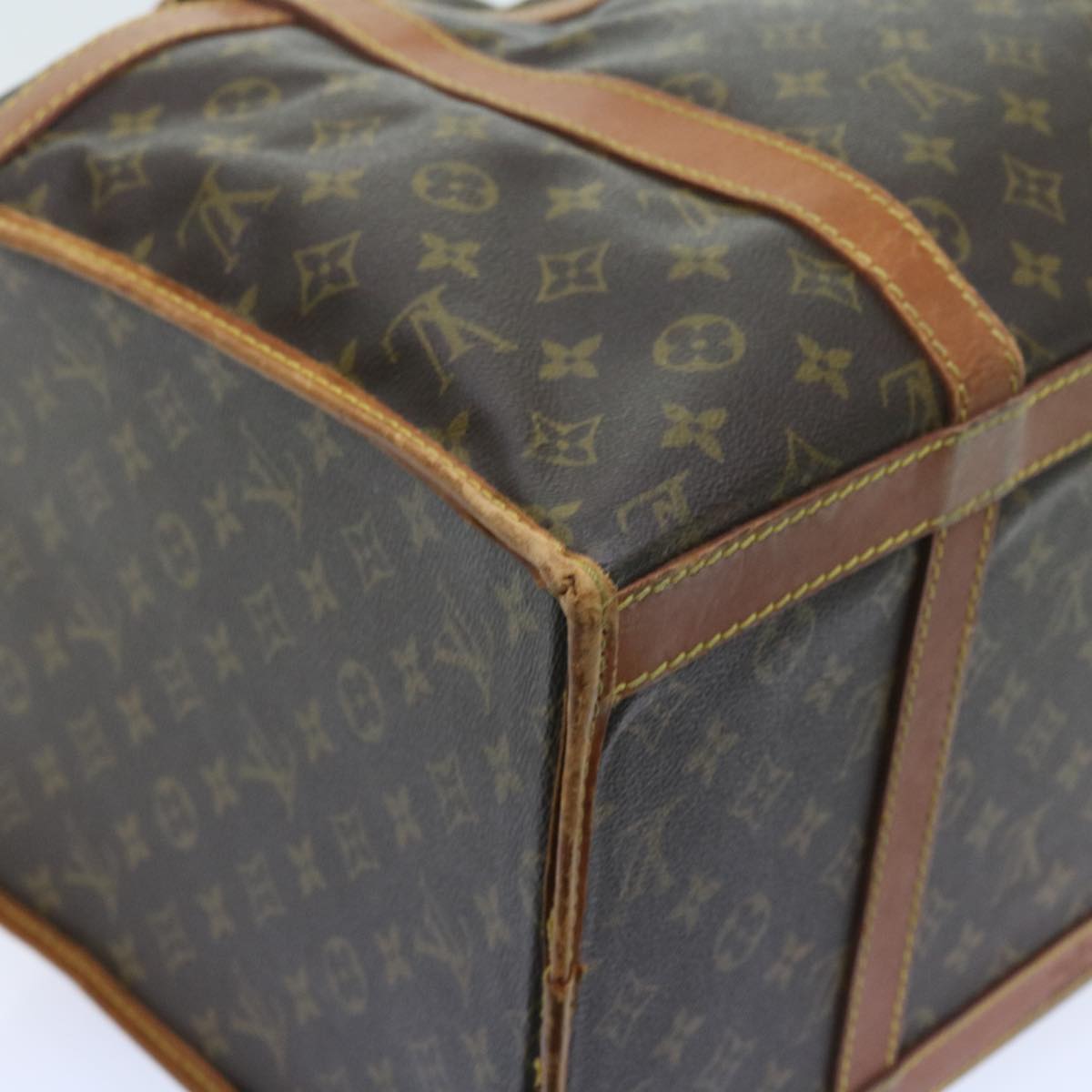 LOUIS VUITTON Monogram Sac Shan 45 Pet Carry M42024 LV Auth th4133