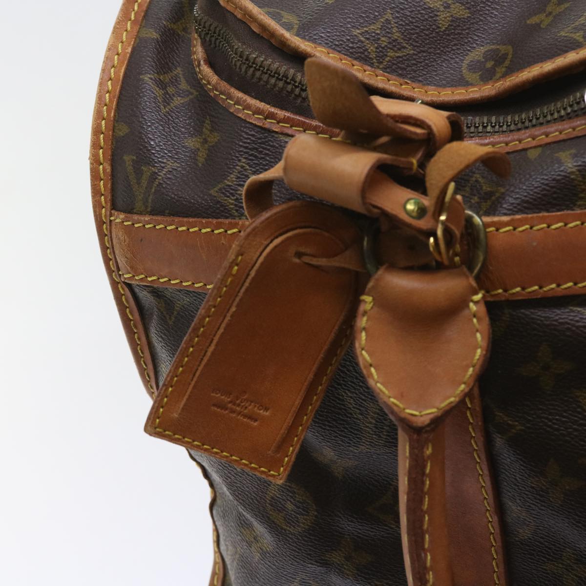 LOUIS VUITTON Monogram Sac Shan 45 Pet Carry M42024 LV Auth th4133
