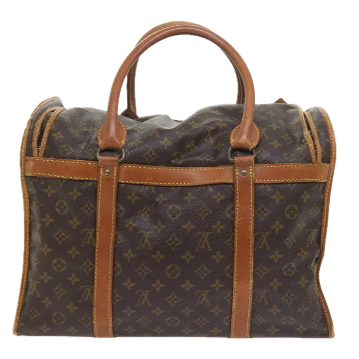 LOUIS VUITTON Monogram Sac Shan 45 Pet Carry M42024 LV Auth th4133