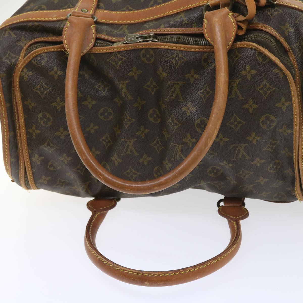 LOUIS VUITTON Monogram Sac Shan 45 Pet Carry M42024 LV Auth th4133