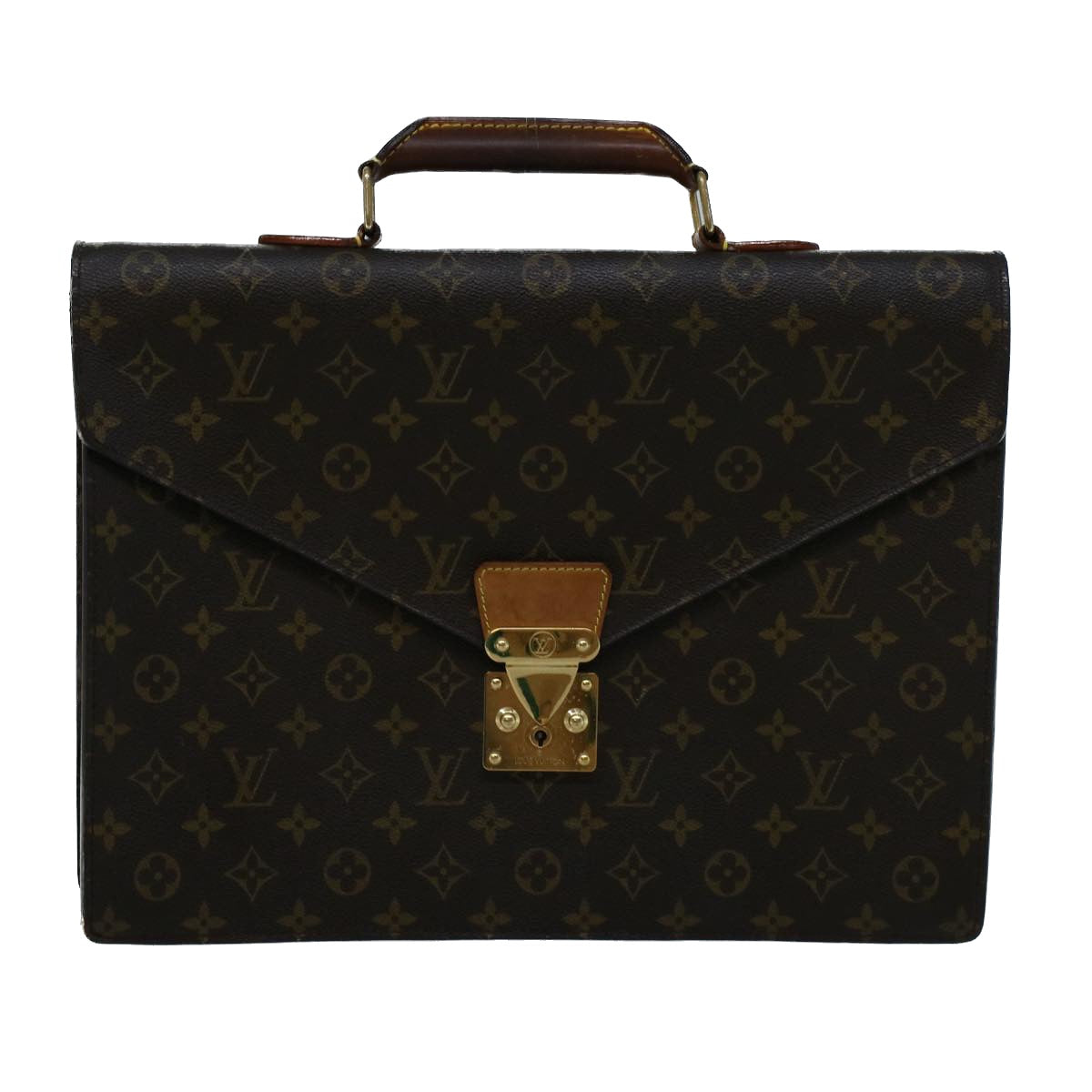 LOUIS VUITTON Monogram Serviette Conseiller Briefcase M53331 LV Auth th4164