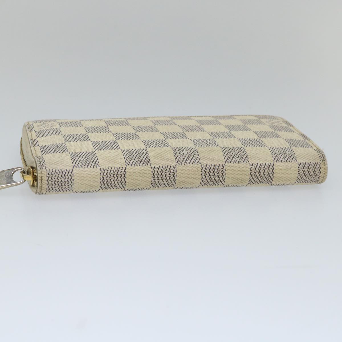 LOUIS VUITTON Damier Azur Zippy Wallet Long Wallet N63503 LV Auth th4179