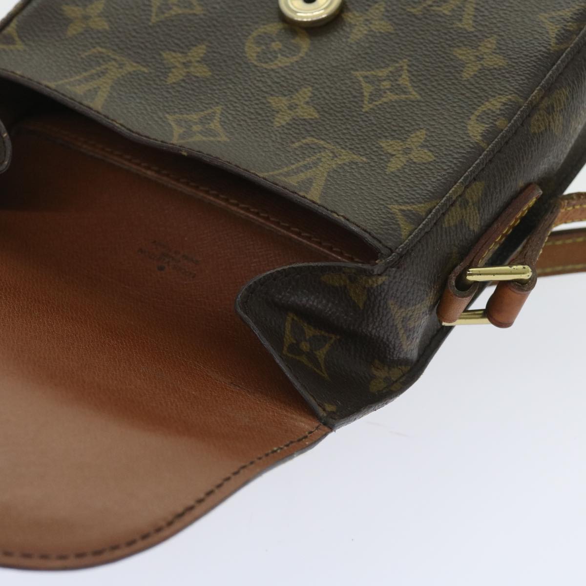 LOUIS VUITTON Monogram Saint Cloud PM Shoulder Bag M51244 LV Auth th4212