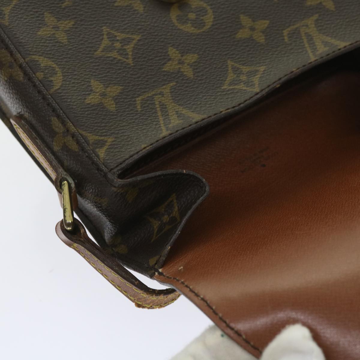 LOUIS VUITTON Monogram Saint Cloud PM Shoulder Bag M51244 LV Auth th4212