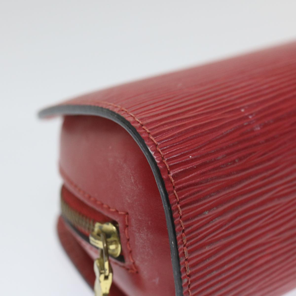 LOUIS VUITTON Epi Dauphine PM Pouch Red M48447 LV Auth th4216