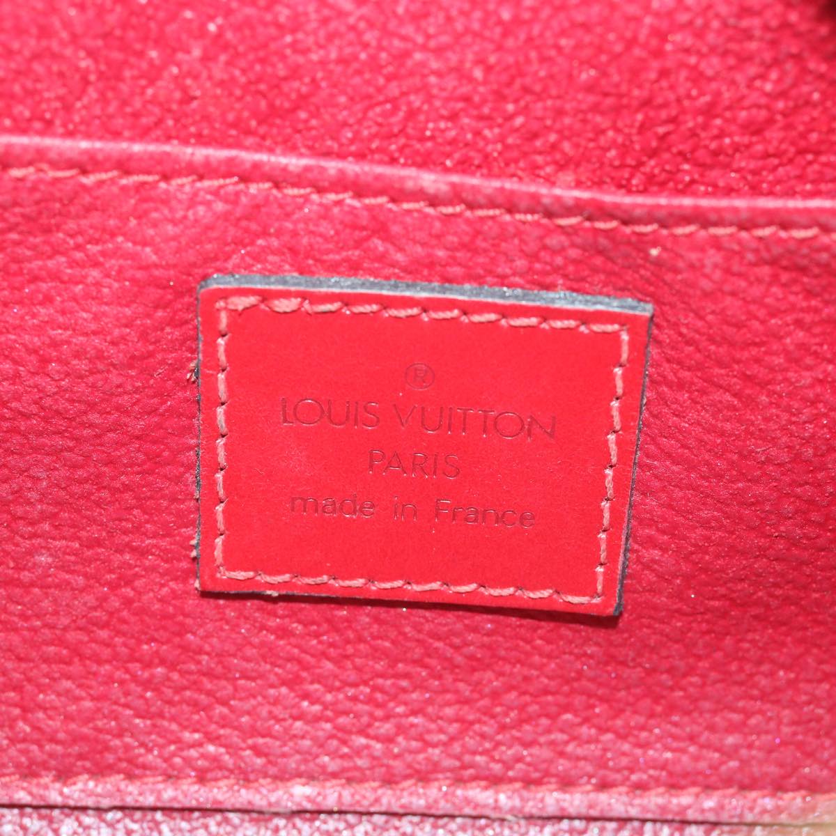 LOUIS VUITTON Epi Dauphine PM Pouch Red M48447 LV Auth th4216