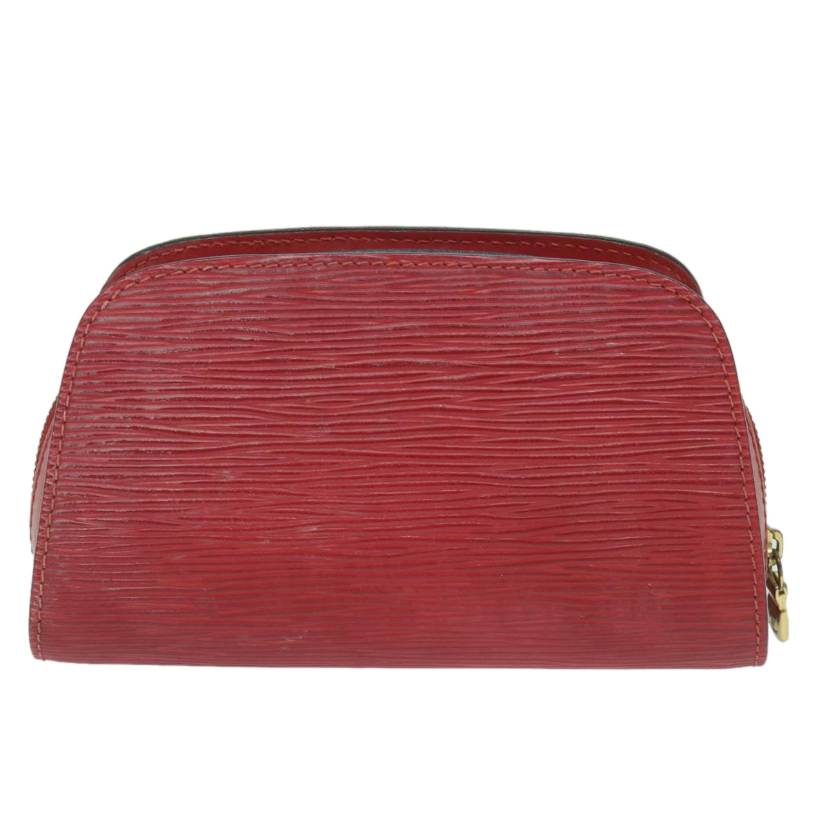 LOUIS VUITTON Epi Dauphine PM Pouch Red M48447 LV Auth th4216