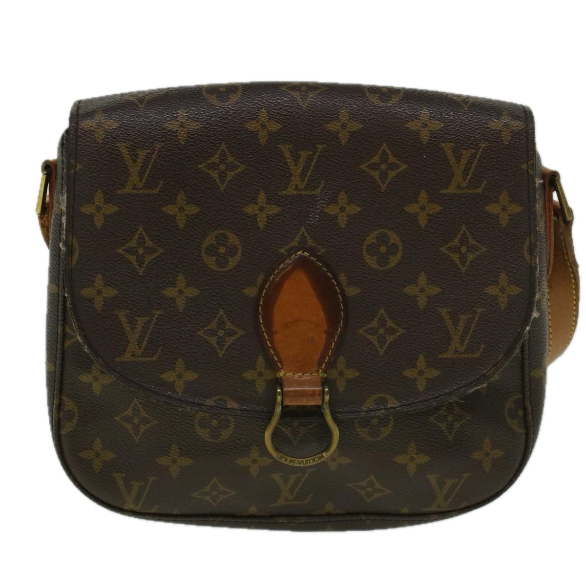 LOUIS VUITTON Monogram Saint Cloud GM Shoulder Bag M51242 LV Auth th4218