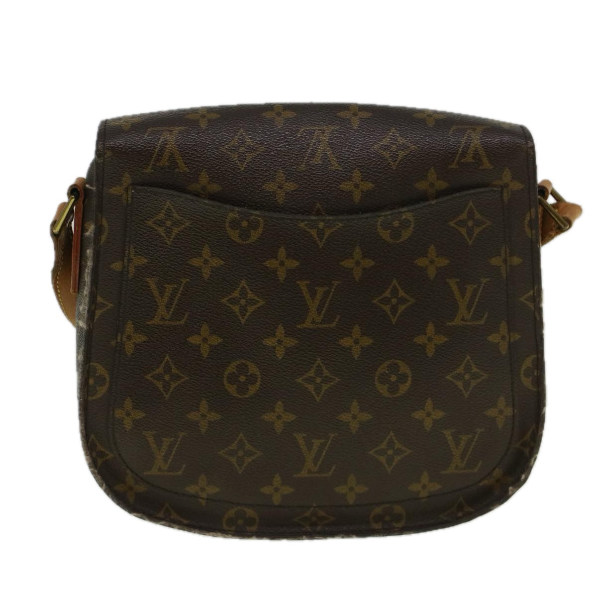 LOUIS VUITTON Monogram Saint Cloud GM Shoulder Bag M51242 LV Auth th4218