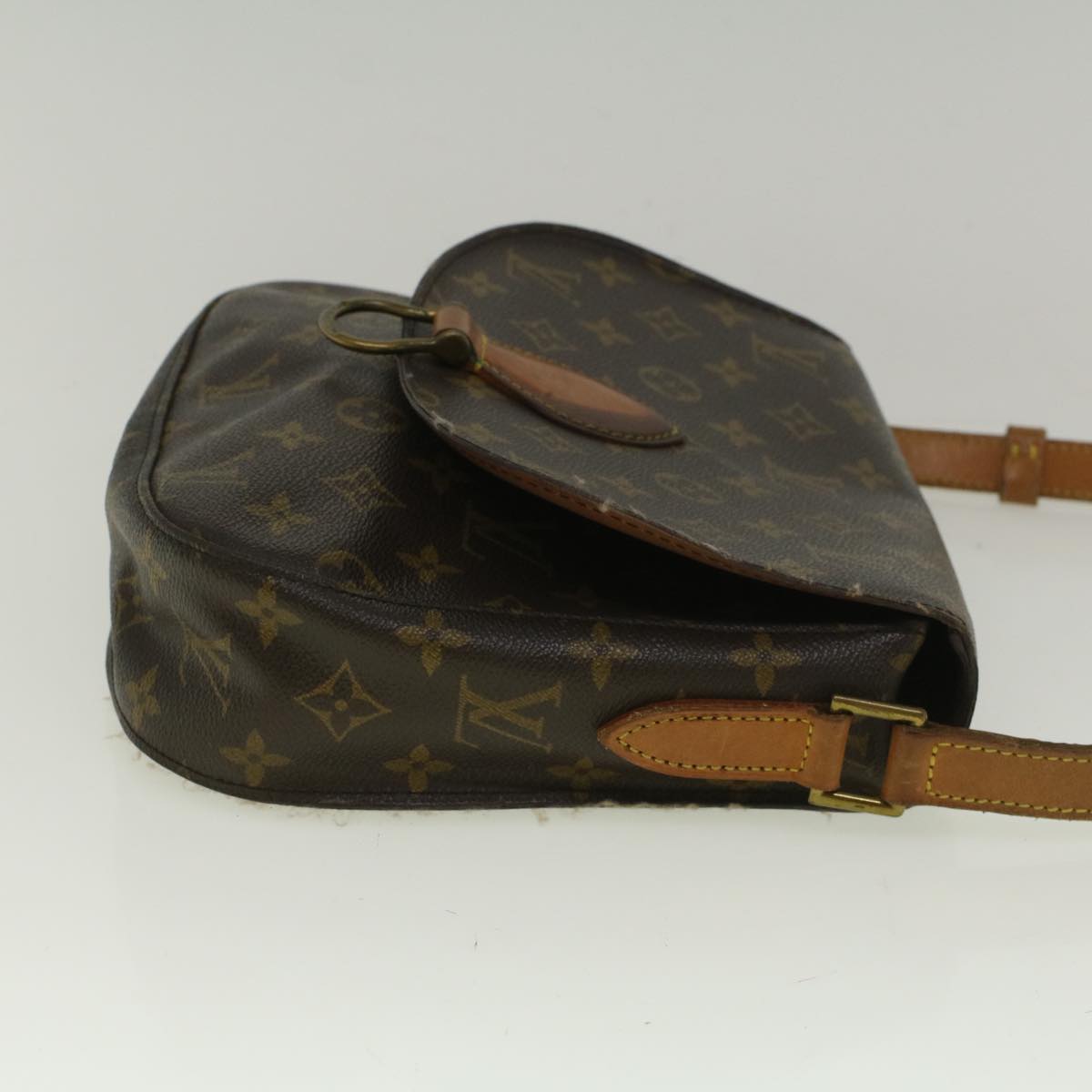 LOUIS VUITTON Monogram Saint Cloud GM Shoulder Bag M51242 LV Auth th4218