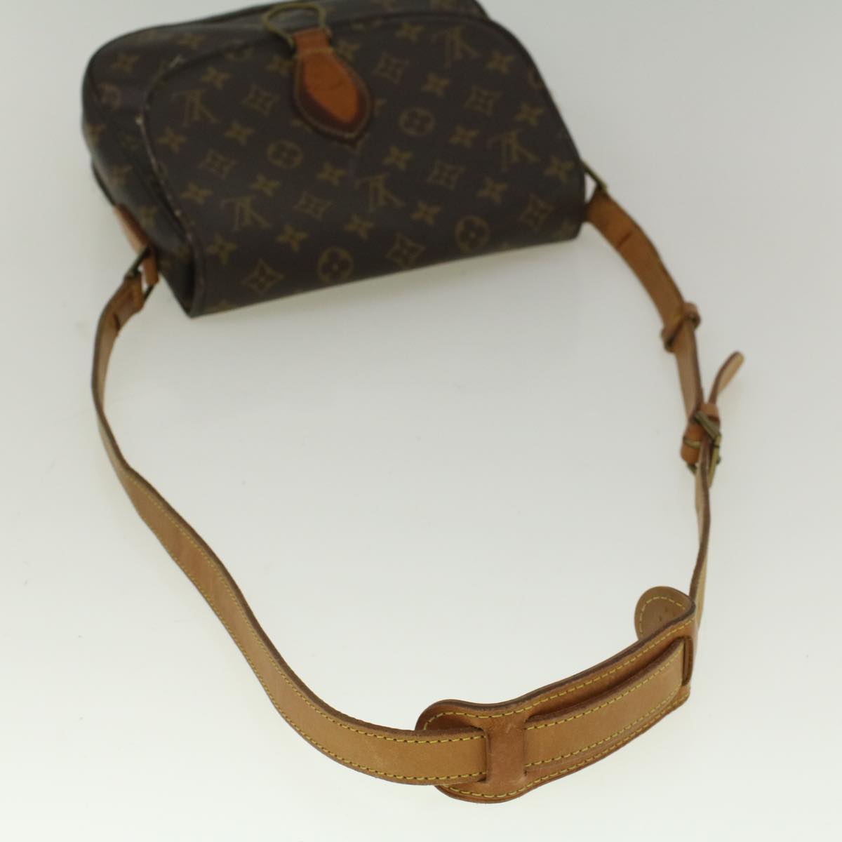 LOUIS VUITTON Monogram Saint Cloud GM Shoulder Bag M51242 LV Auth th4218