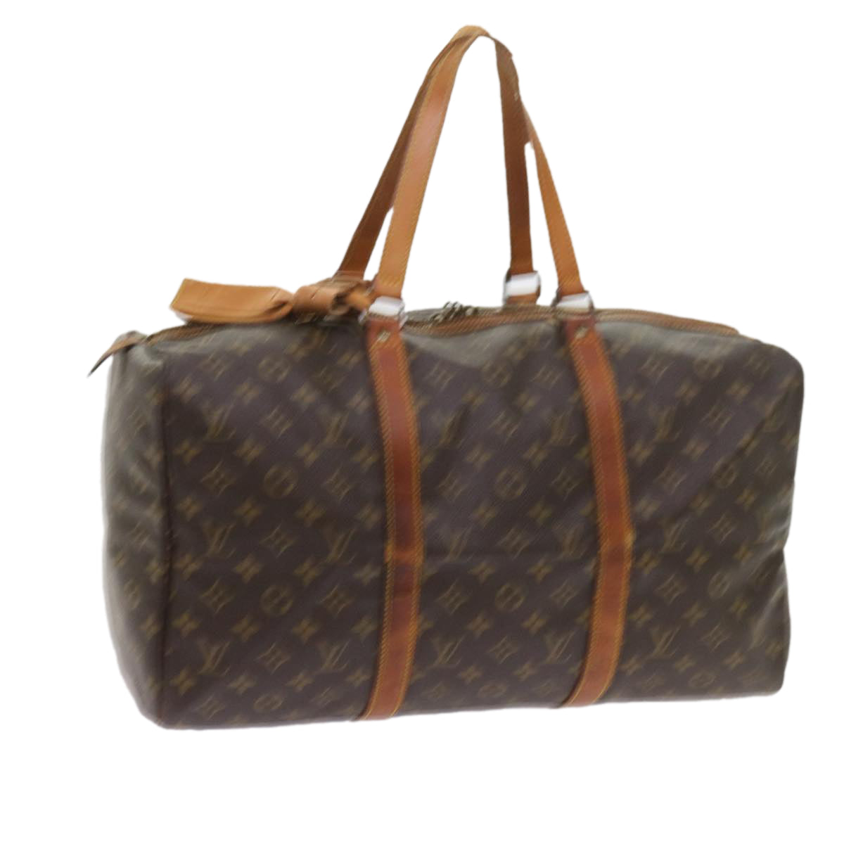 LOUIS VUITTON Monogram Sac Souple 45 Boston Bag M41624 LV Auth th4262