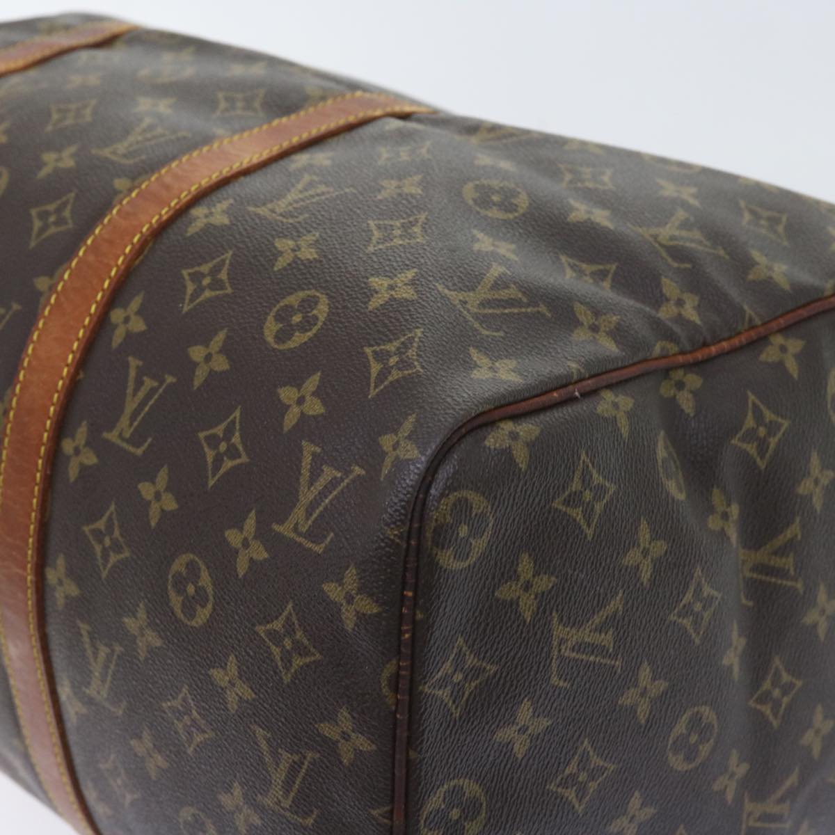 LOUIS VUITTON Monogram Sac Souple 45 Boston Bag M41624 LV Auth th4262