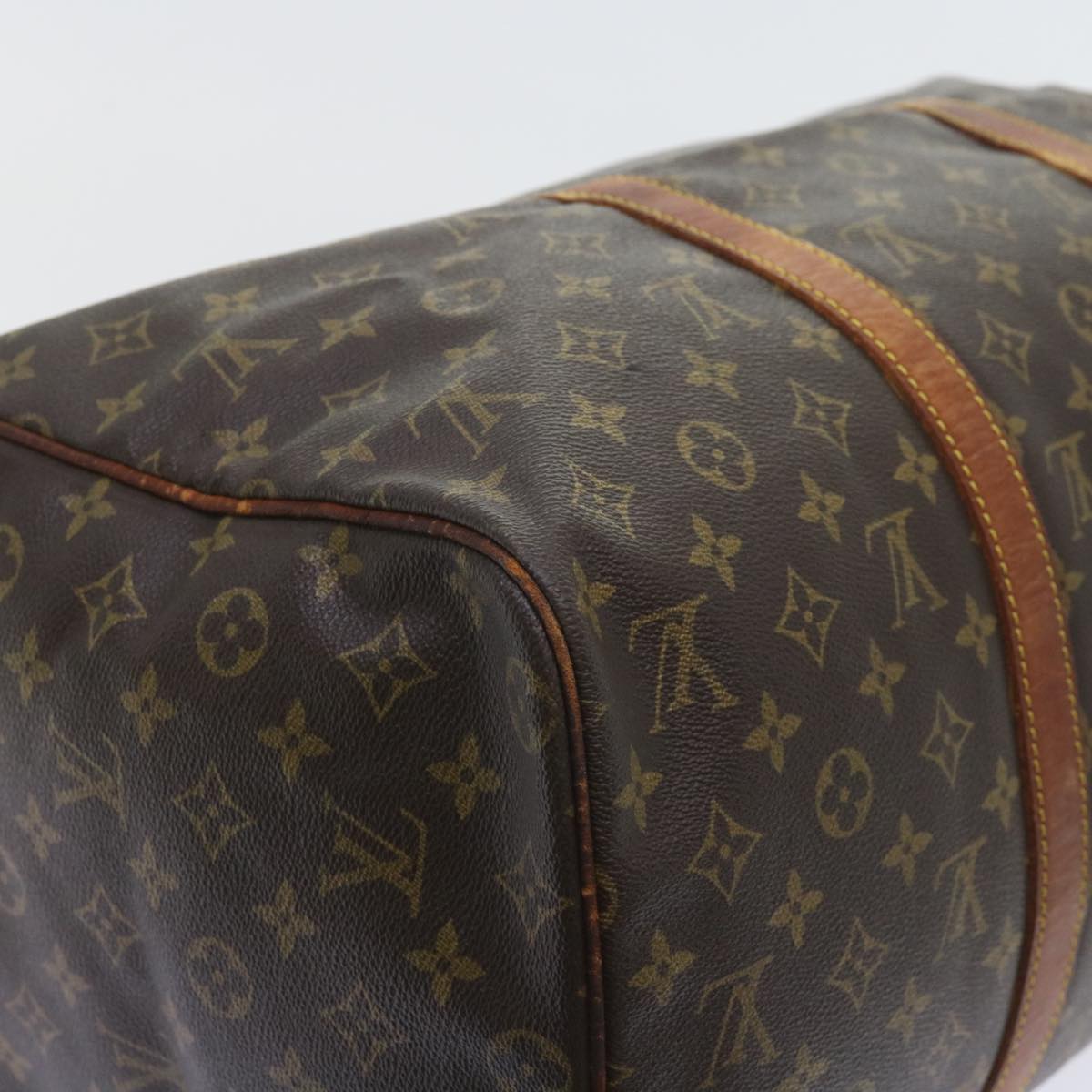 LOUIS VUITTON Monogram Sac Souple 45 Boston Bag M41624 LV Auth th4262