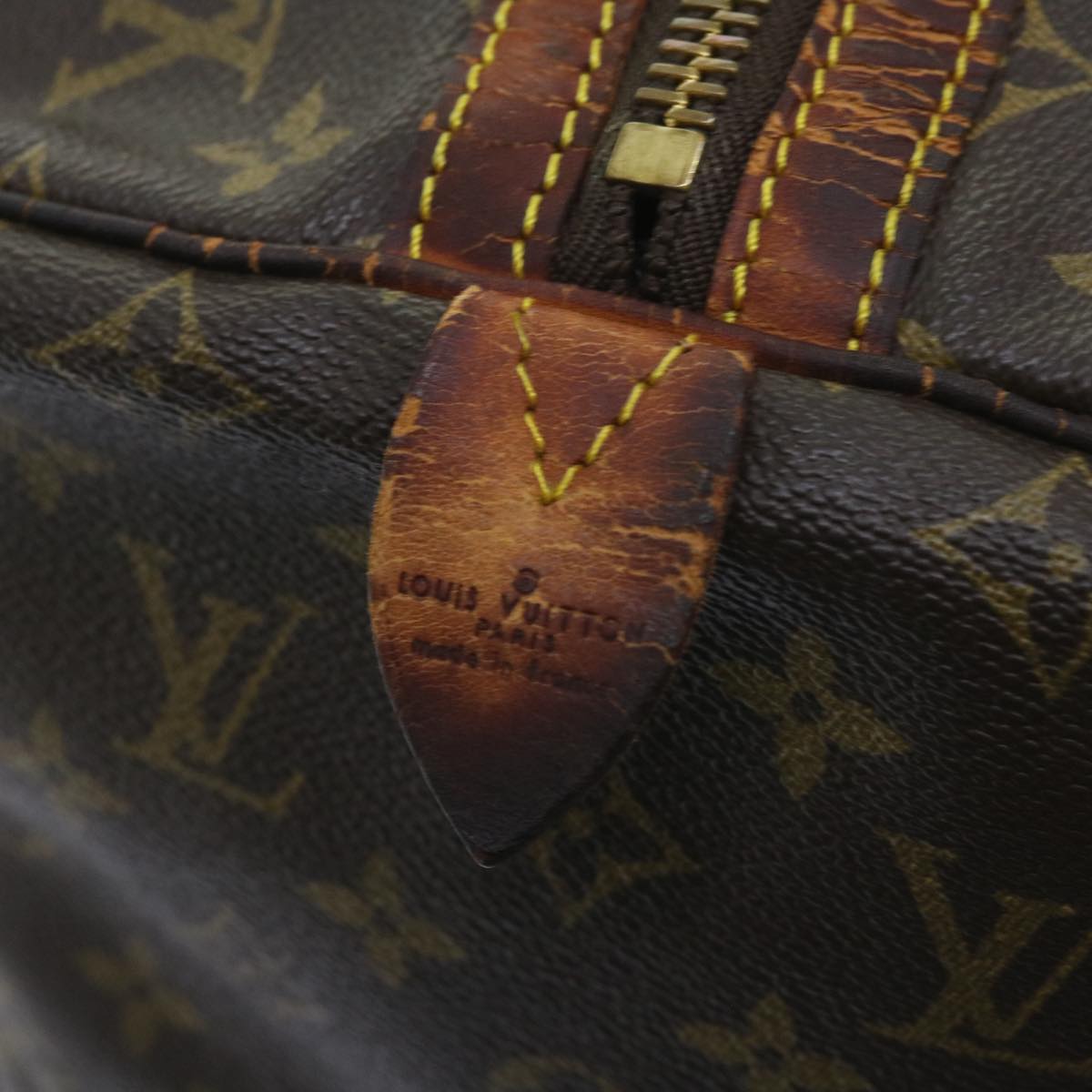 LOUIS VUITTON Monogram Sac Souple 45 Boston Bag M41624 LV Auth th4262