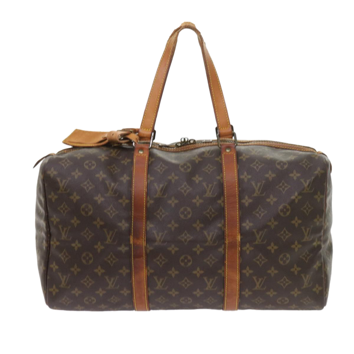 LOUIS VUITTON Monogram Sac Souple 45 Boston Bag M41624 LV Auth th4262