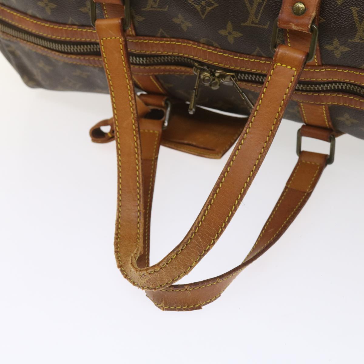 LOUIS VUITTON Monogram Sac Souple 45 Boston Bag M41624 LV Auth th4262