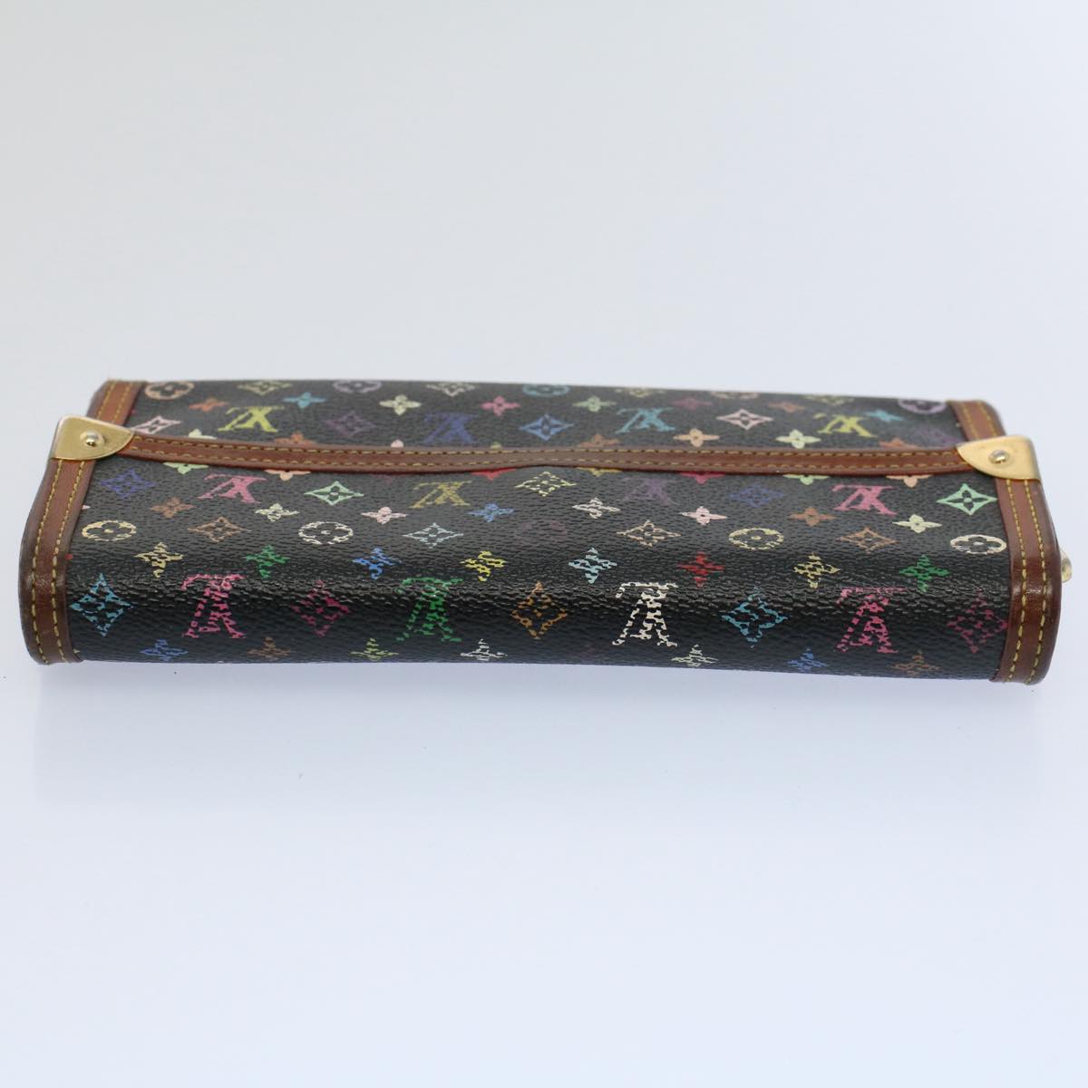 LOUIS VUITTON Multicolor Portefeuille International Wallet M92658 LV Auth th4292