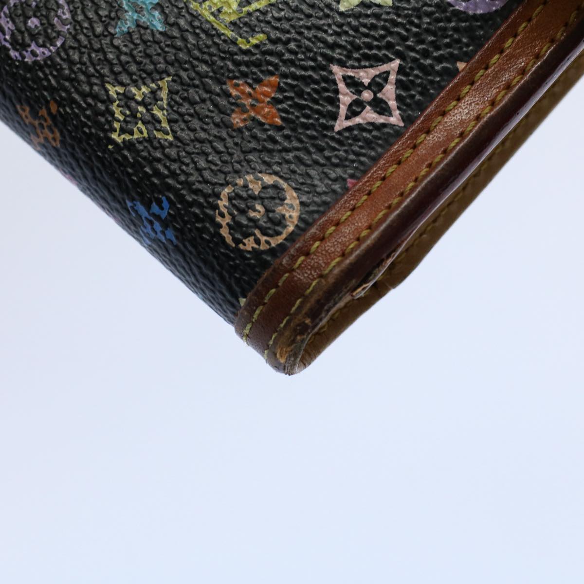 LOUIS VUITTON Multicolor Portefeuille International Wallet M92658 LV Auth th4292