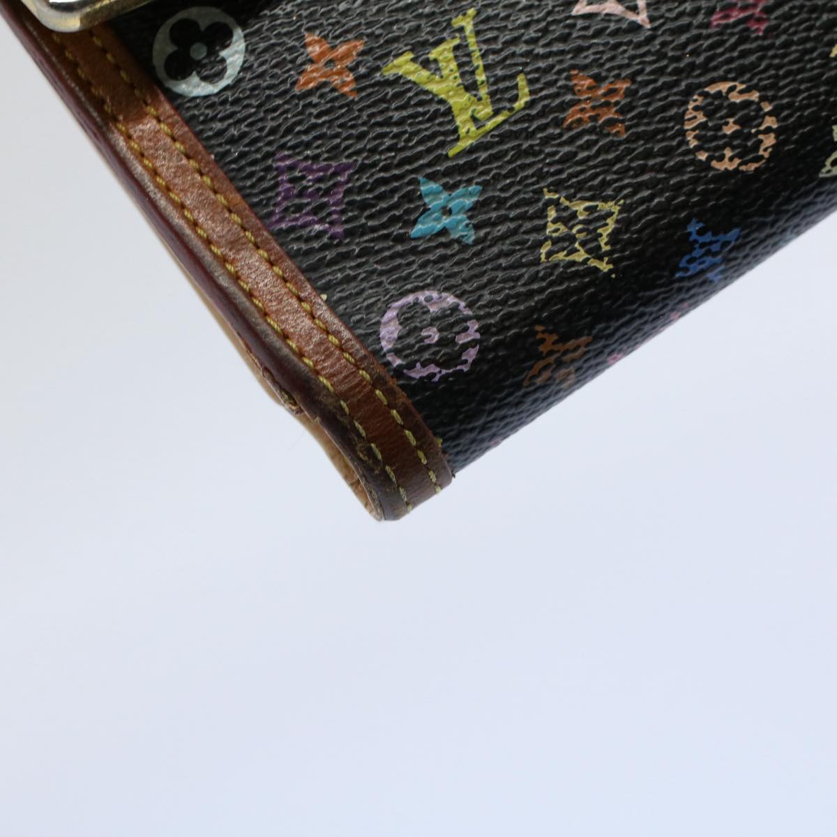 LOUIS VUITTON Multicolor Portefeuille International Wallet M92658 LV Auth th4292