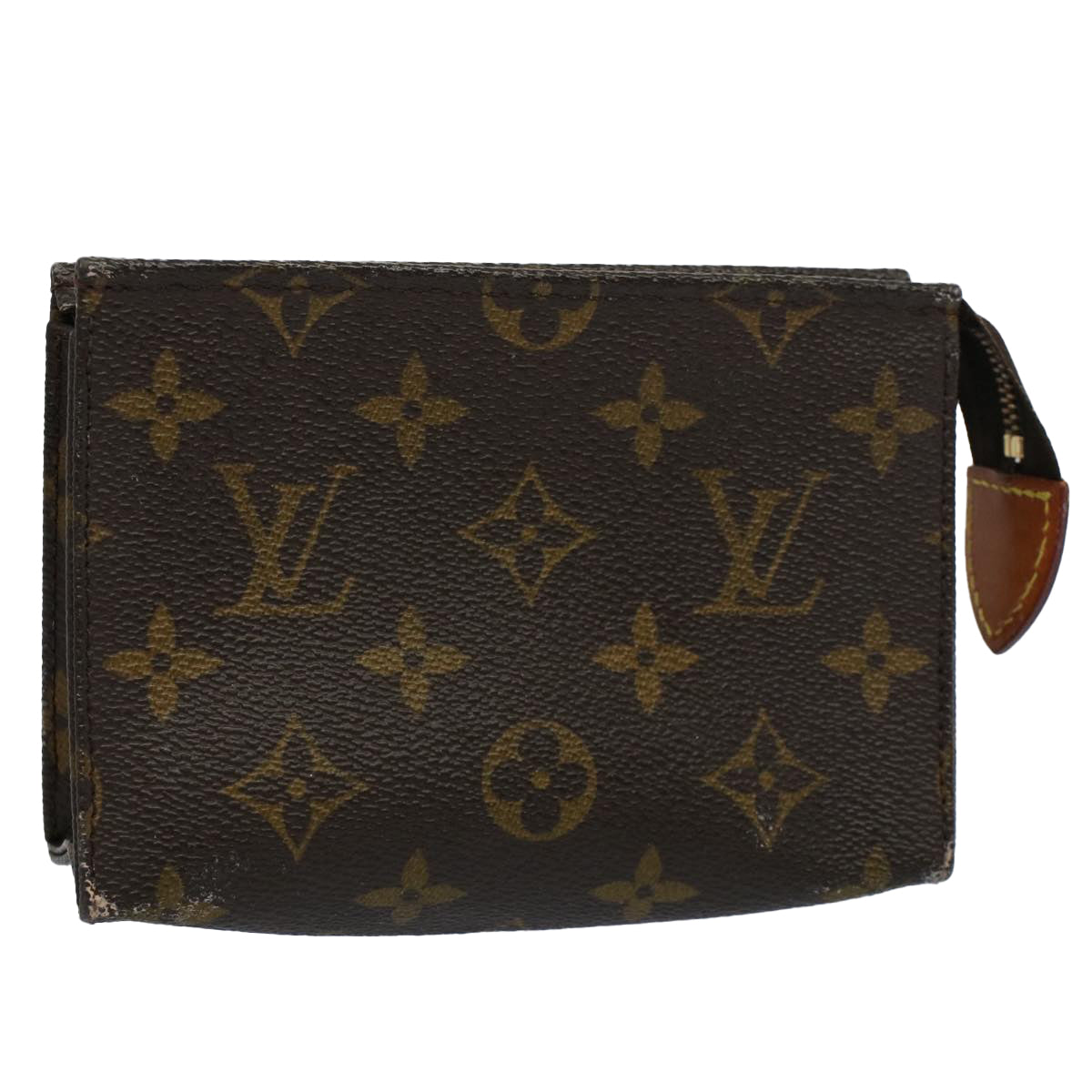 LOUIS VUITTON Monogram Poche Toilette 15 Pouch M47546 LV Auth th4331