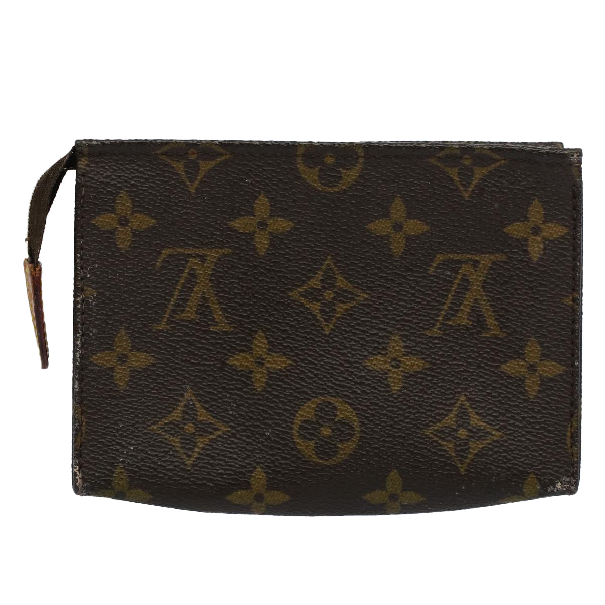 LOUIS VUITTON Monogram Poche Toilette 15 Pouch M47546 LV Auth th4331