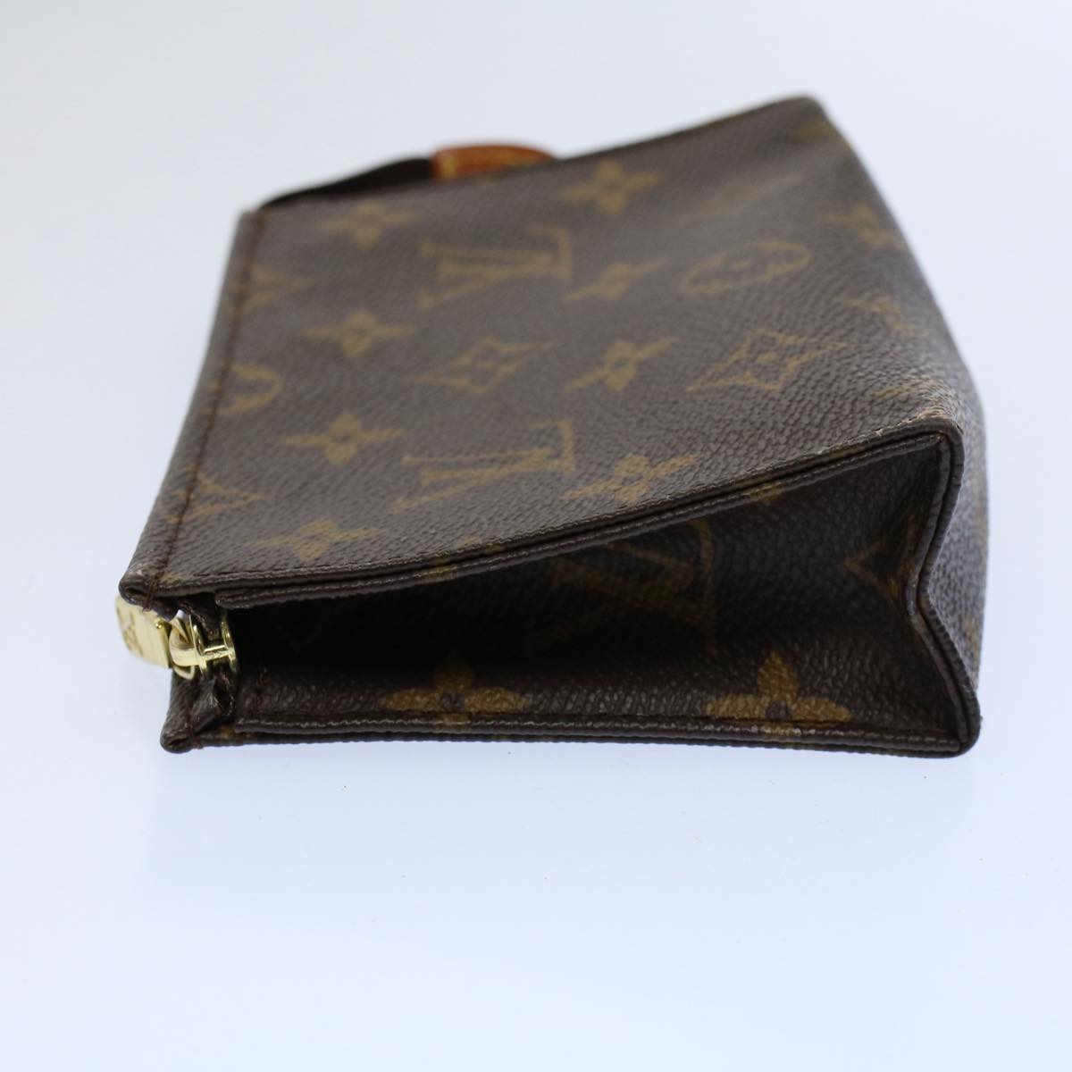 LOUIS VUITTON Monogram Poche Toilette 15 Pouch M47546 LV Auth th4331