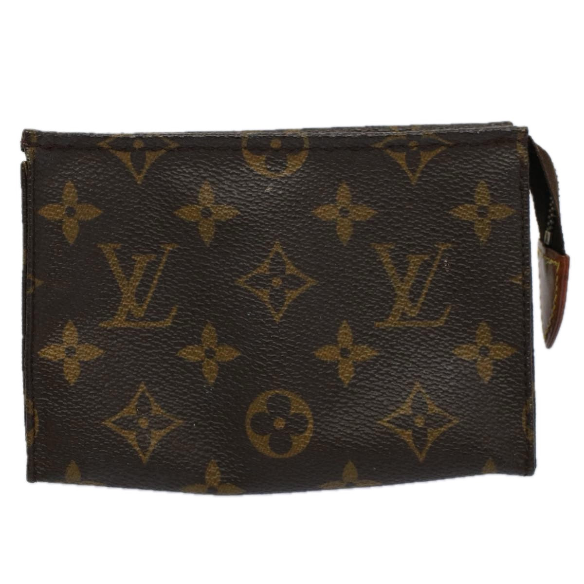 LOUIS VUITTON Monogram Poche Toilette 15 Pouch M47546 LV Auth th4338