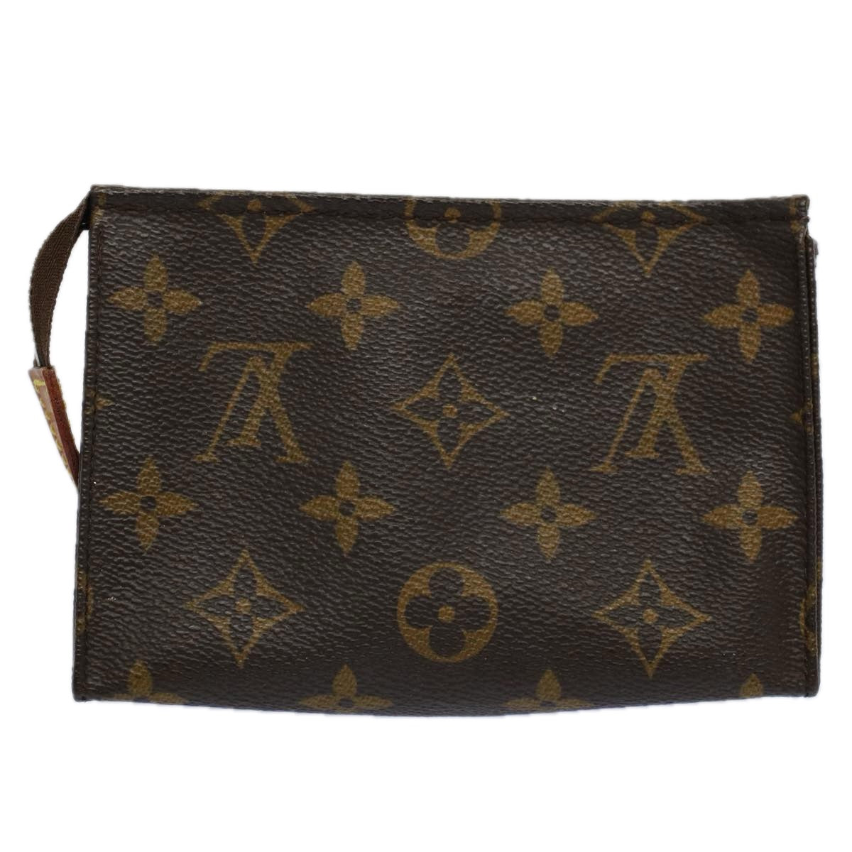 LOUIS VUITTON Monogram Poche Toilette 15 Pouch M47546 LV Auth th4338