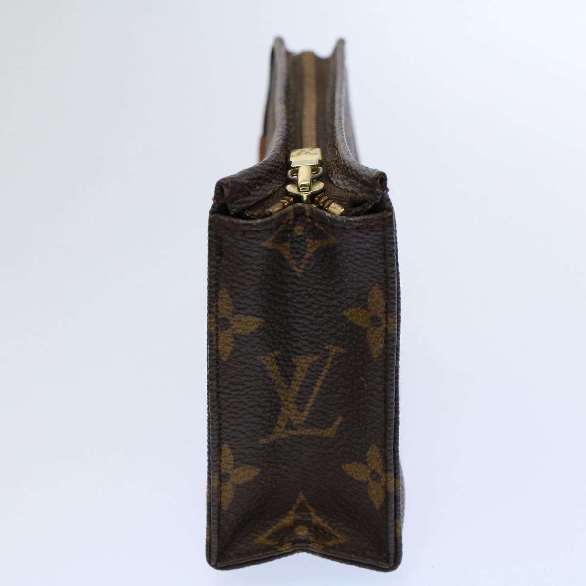 LOUIS VUITTON Monogram Poche Toilette 15 Pouch M47546 LV Auth th4338