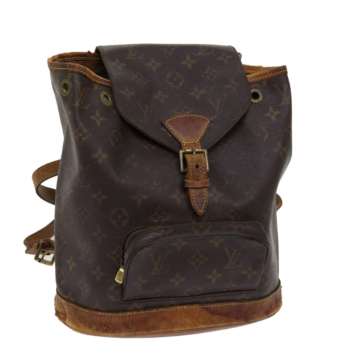 LOUIS VUITTON Monogram Montsouris MM Backpack M51136 LV Auth th4352