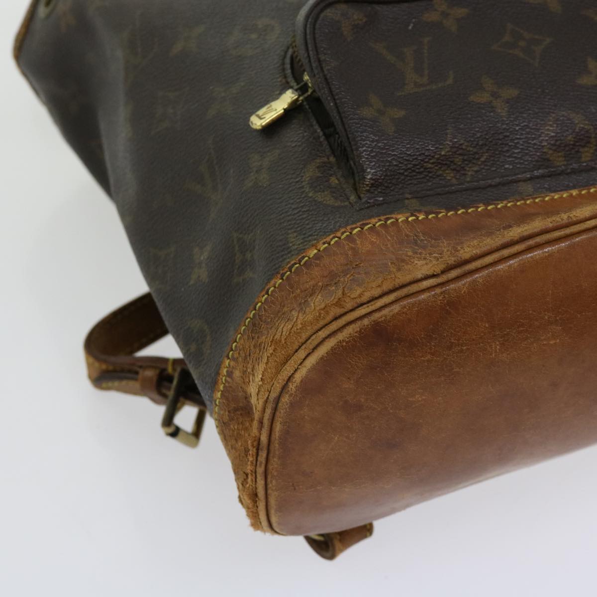 LOUIS VUITTON Monogram Montsouris MM Backpack M51136 LV Auth th4352