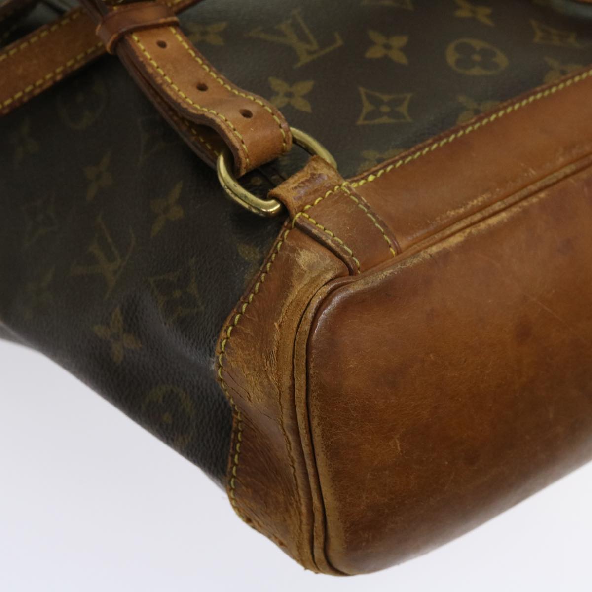 LOUIS VUITTON Monogram Montsouris MM Backpack M51136 LV Auth th4352