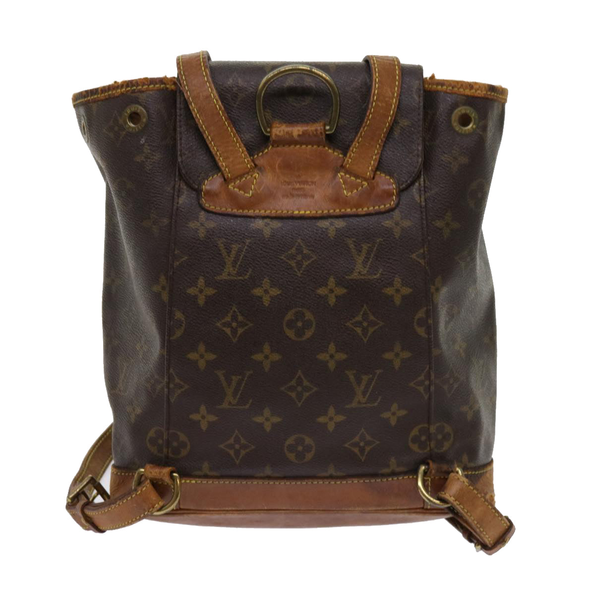 LOUIS VUITTON Monogram Montsouris MM Backpack M51136 LV Auth th4352