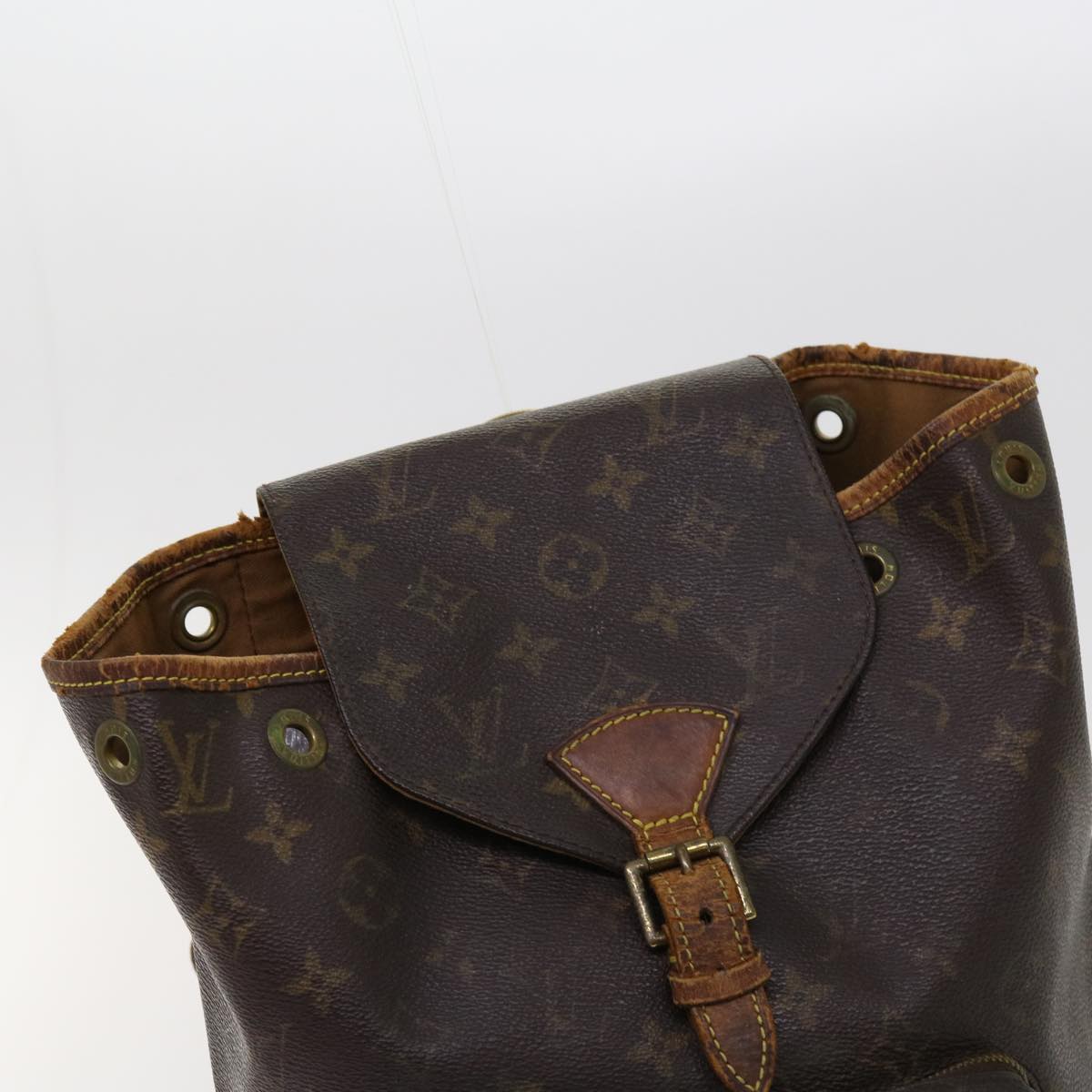 LOUIS VUITTON Monogram Montsouris MM Backpack M51136 LV Auth th4352