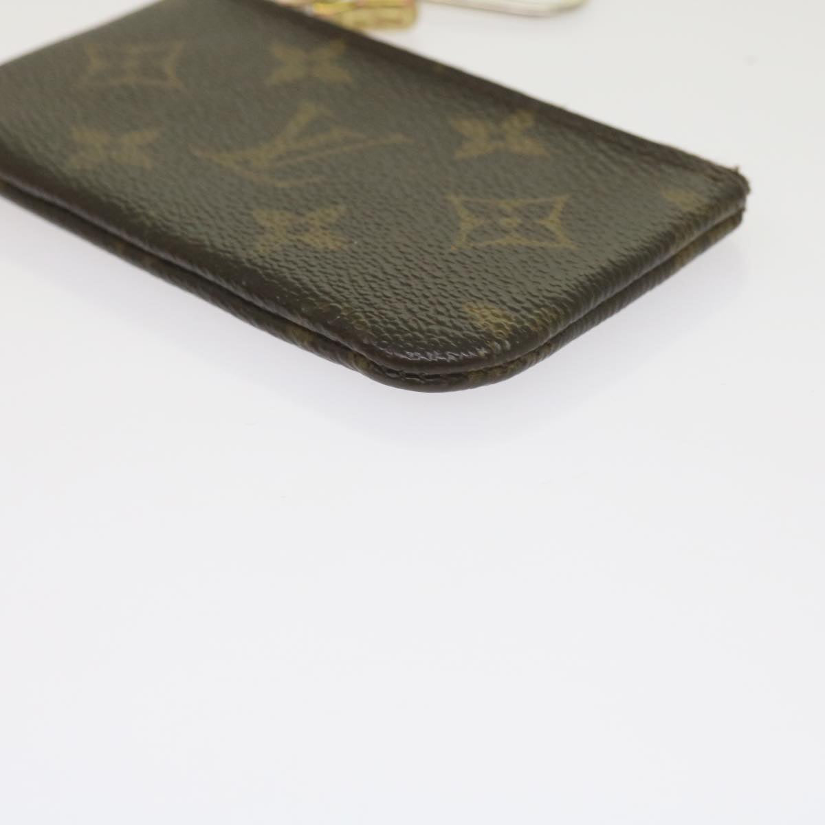 LOUIS VUITTON Monogram Pochette Cles Coin Purse M62650 LV Auth th4366