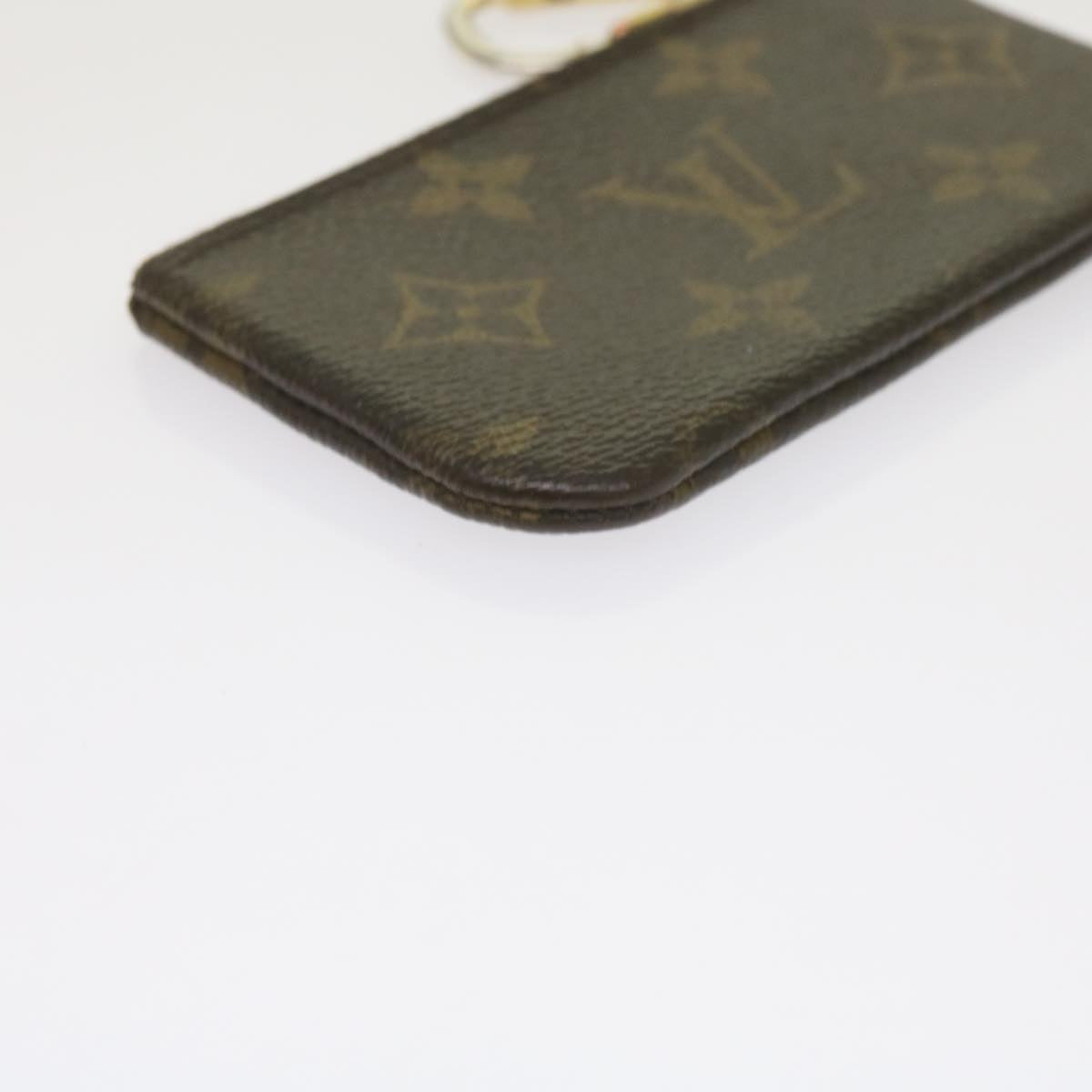 LOUIS VUITTON Monogram Pochette Cles Coin Purse M62650 LV Auth th4366