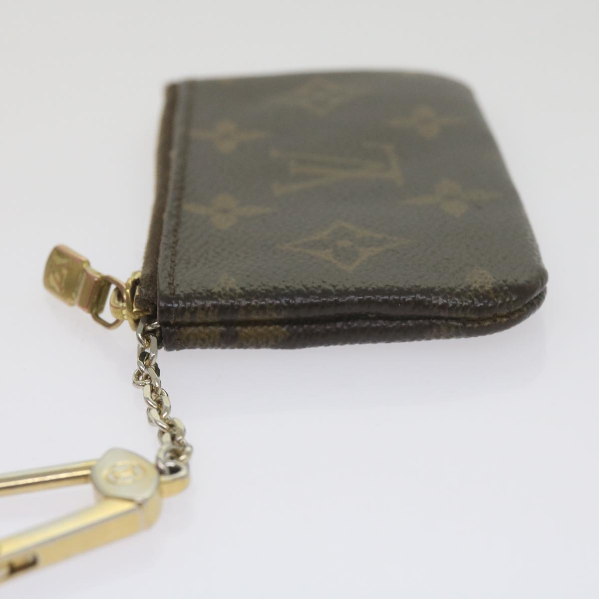 LOUIS VUITTON Monogram Pochette Cles Coin Purse M62650 LV Auth th4366