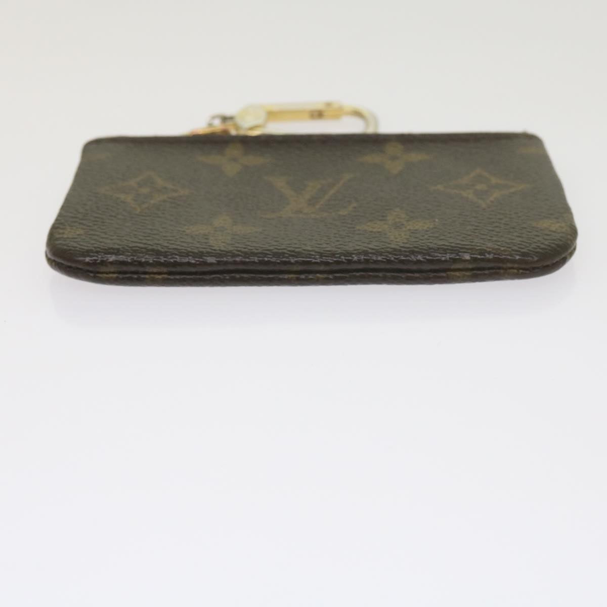 LOUIS VUITTON Monogram Pochette Cles Coin Purse M62650 LV Auth th4366