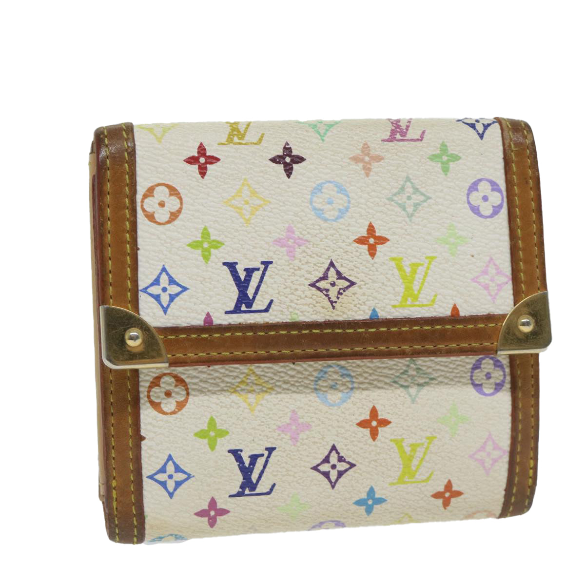 LOUIS VUITTON Multicolor Porte Monnaie Billets Cartes Credit M92983 Auth th4385