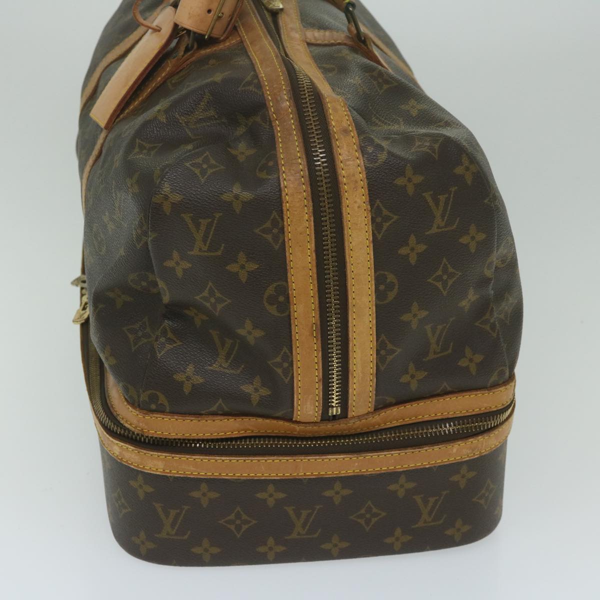 LOUIS VUITTON Monogram Sac Sports Boston Bag M41444 LV Auth th4387