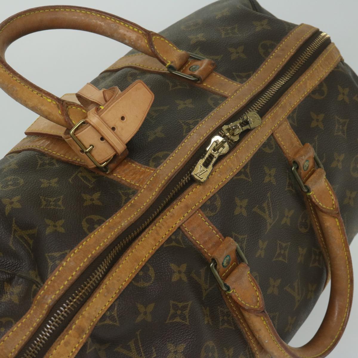 LOUIS VUITTON Monogram Sac Sports Boston Bag M41444 LV Auth th4387