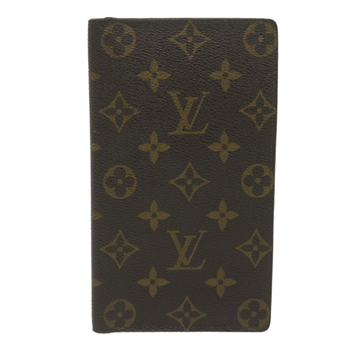 LOUIS VUITTON Monogram Porte Shekie Cartes Credit Long Wallet M62225 Auth th4394