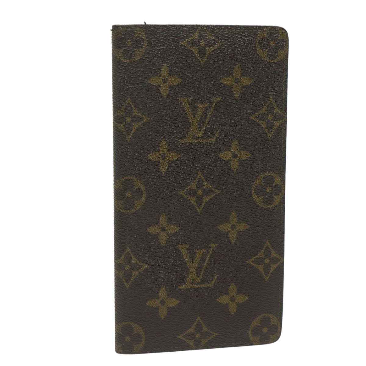 LOUIS VUITTON Monogram Porte Shekie Cartes Credit Long Wallet M62225 Auth th4397