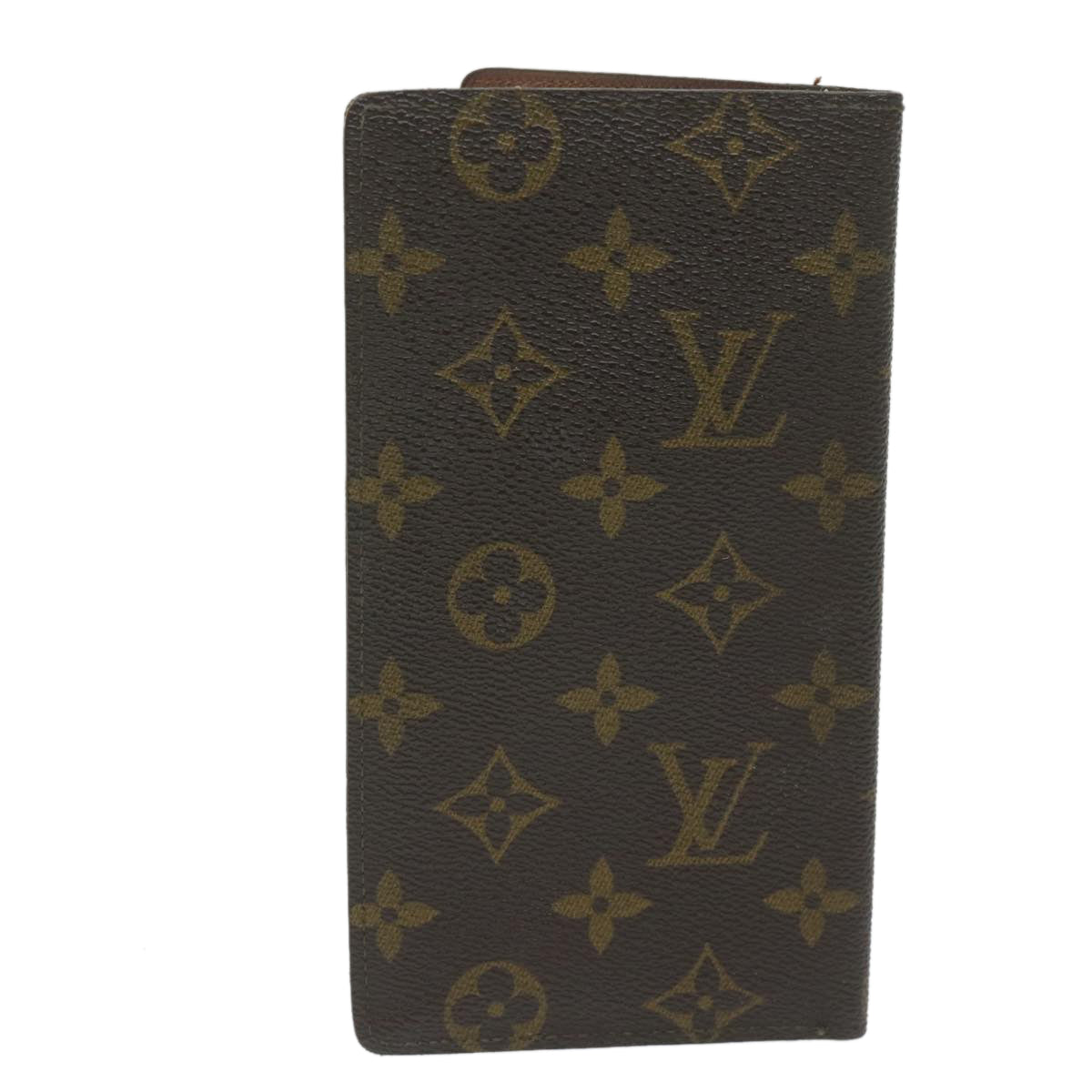 LOUIS VUITTON Monogram Porte Shekie Cartes Credit Long Wallet M62225 Auth th4397