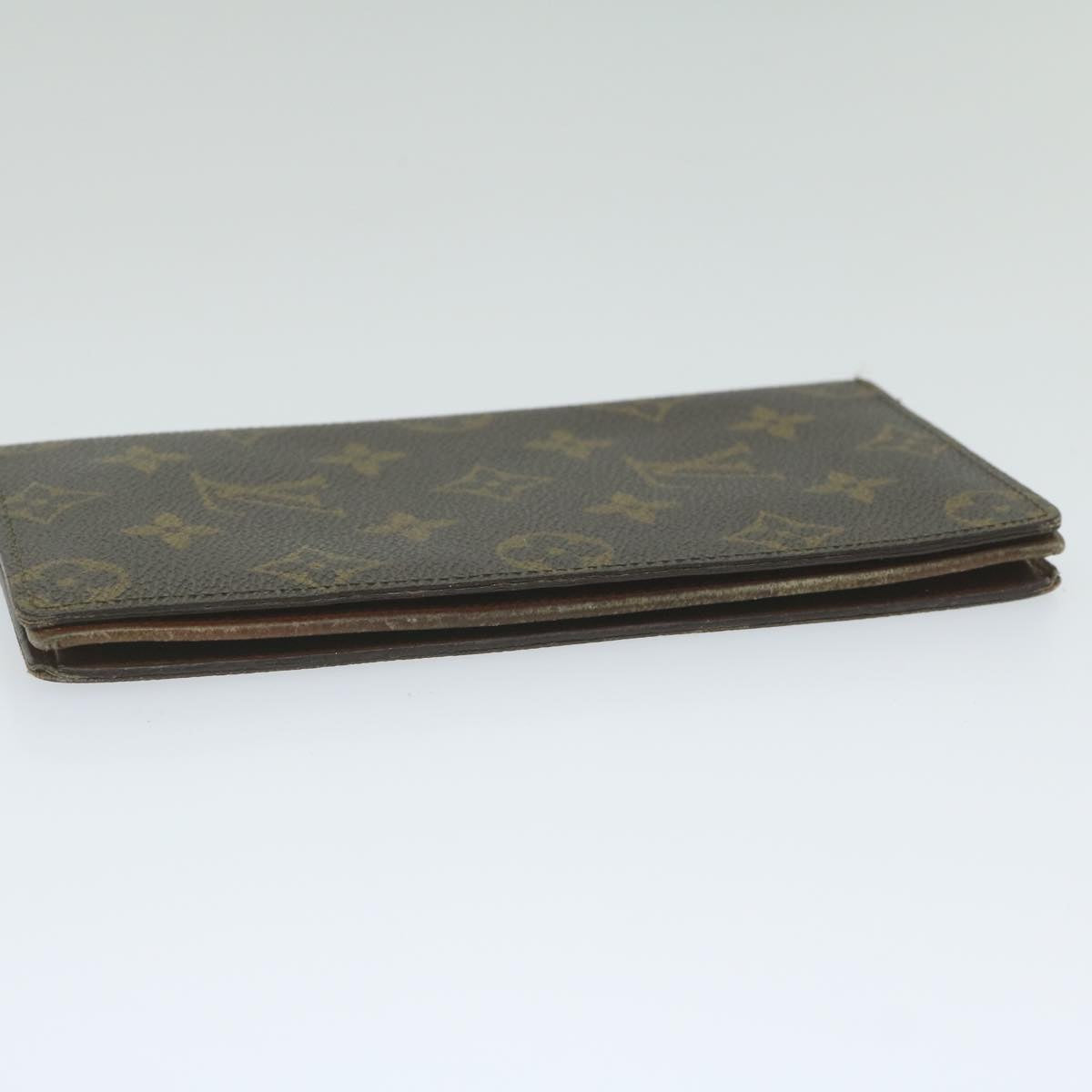 LOUIS VUITTON Monogram Porte Shekie Cartes Credit Long Wallet M62225 Auth th4397